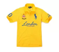 ralph lauren 2012 t-shirt london olympic pas cher style yellow